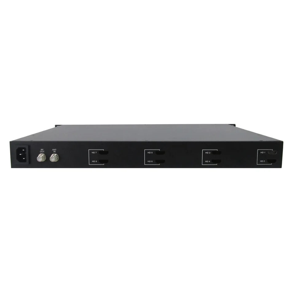 1U стеллаж для выставки товаров 1 Каналы HD MI DVB T цифровой ТВ кодировщик модулятор RF