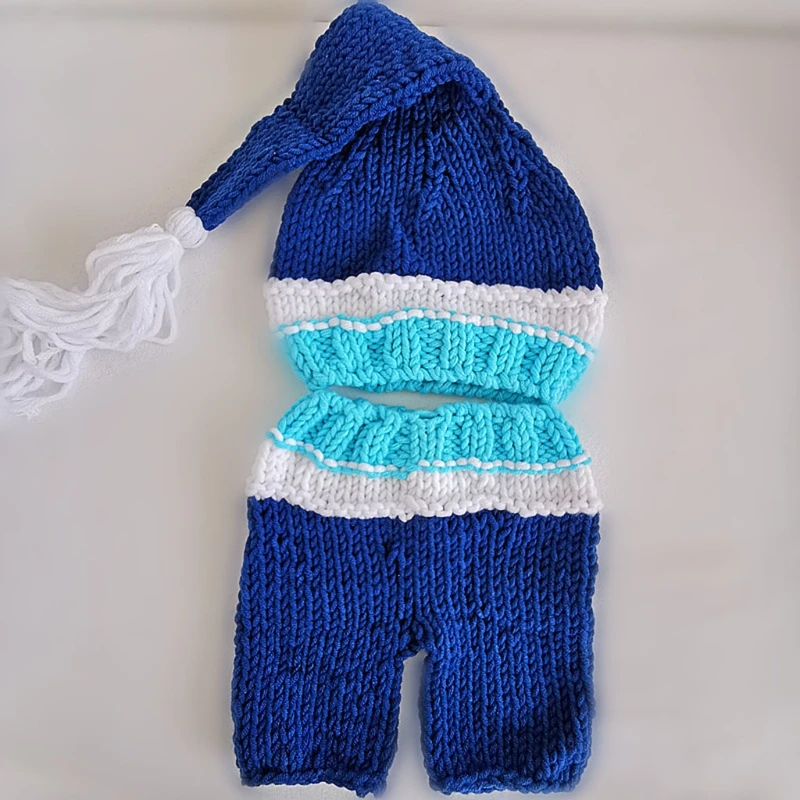 2 шт./компл. Детский костюм для фотосъемки штаны новорожденных Костюм с шапочкой