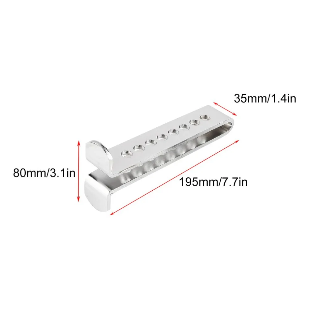 

Professional Auto Brake Clutch Pedal Lock Stainless Steel 8 Holes Anti-Theft Device Strong Security Silver Hot