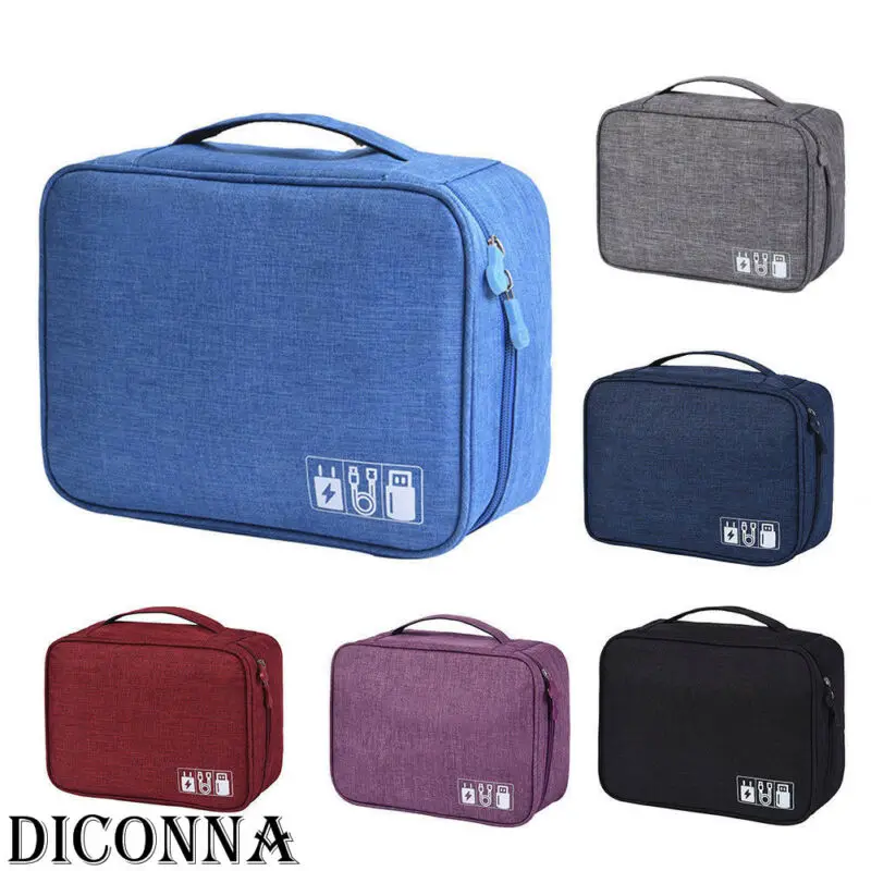 Водонепроницаемые дорожные сумки для хранения аксессуары электроники вставка USB