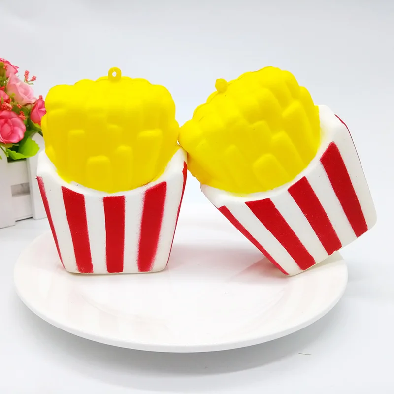 Милые бриллиантовые чипсы в виде картошки фри кремовые ароматизированные