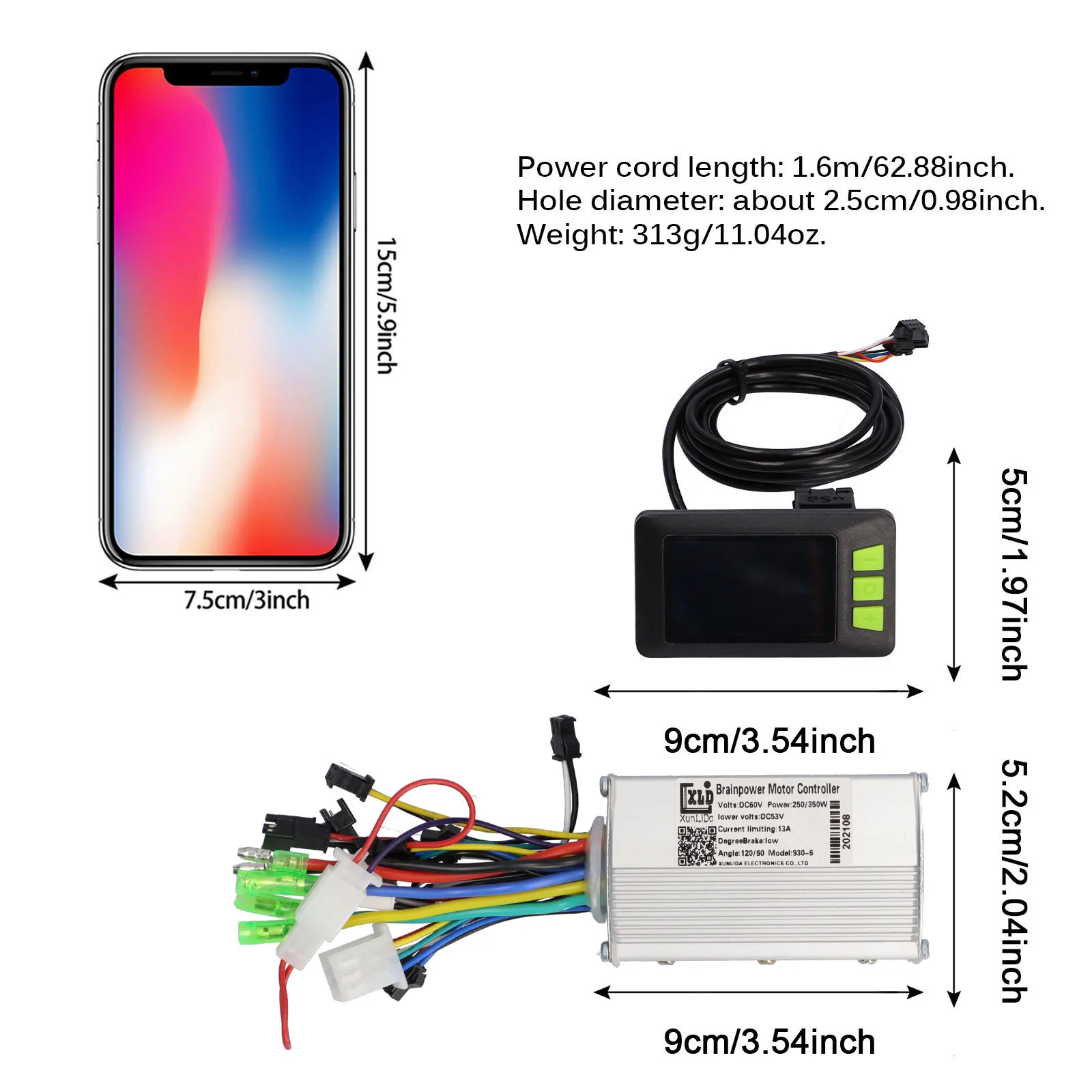 

Kit 60V/250W/350W