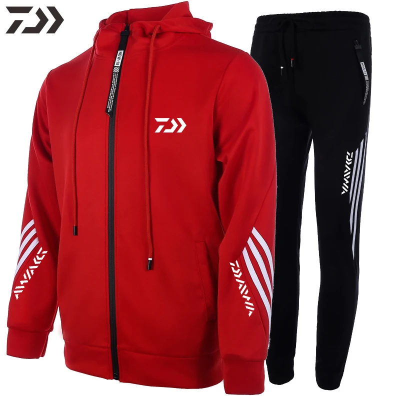 

New Daiwa Fishing Jacket And Pants High Quality Outdoor Sport Men's Breathable Cotton Spring Autumn Shimanos Fishing Clothes