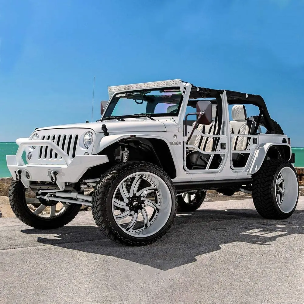 Автомобильное боковое зеркало заднего вида с регулируемым углом обзора для Jeep