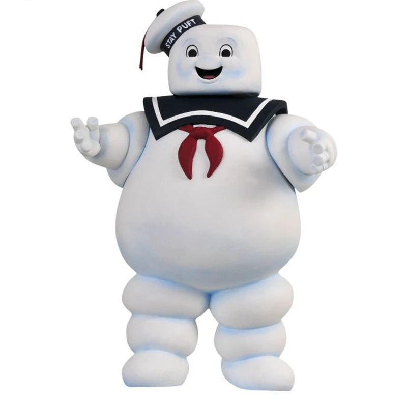 28 см Винтаж Охотники за привидениями 3 оставайтесь Puft Marshmallow Man Bank Sailor фигурка