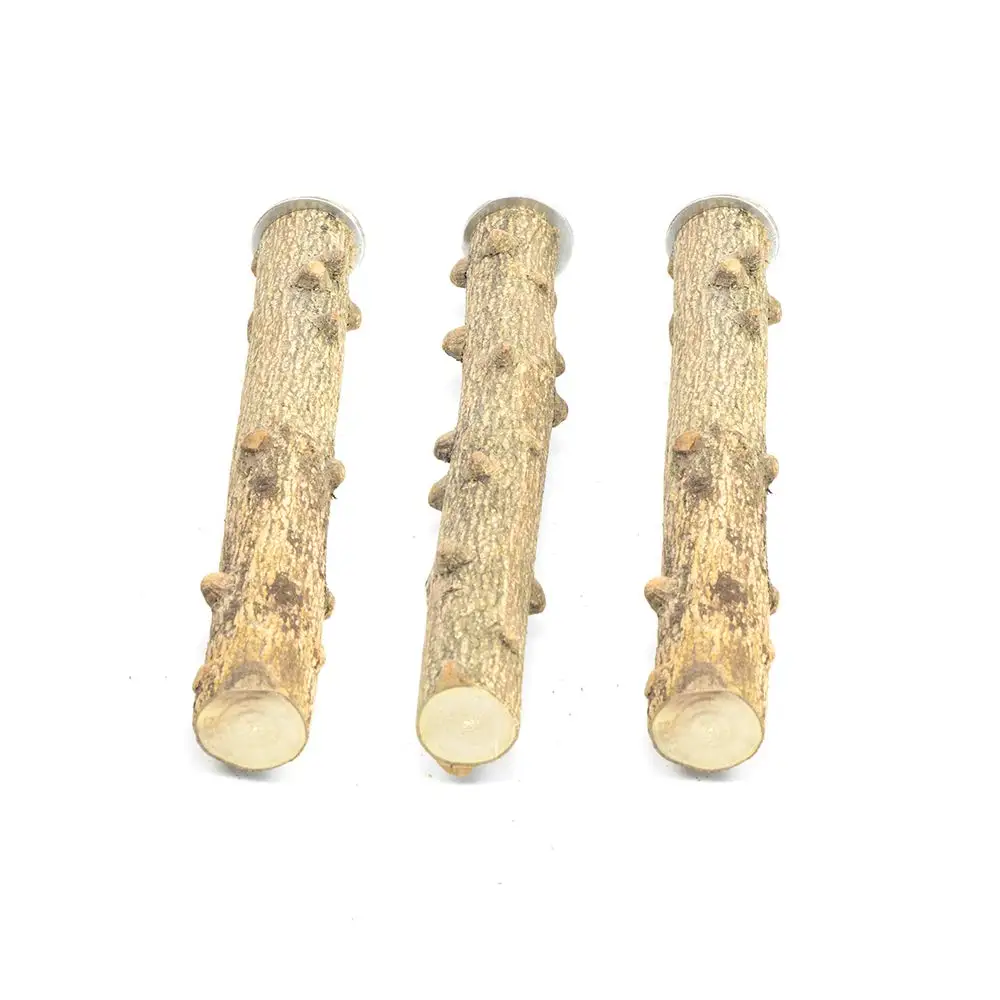 PET натуральное дерево жердочка для птицы набор насест попугая деревянные перышки