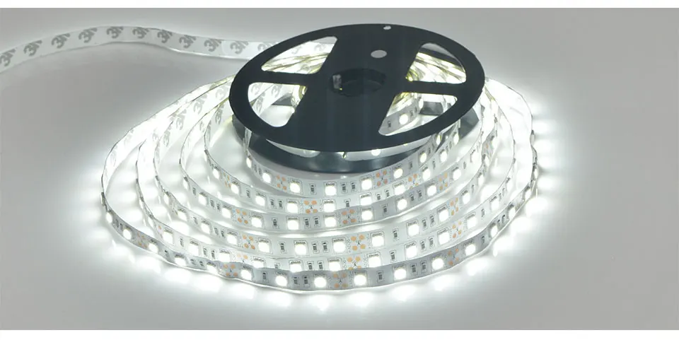 SMD 4040 2835 5050 Светодиодная лента DC 12V 120 светодиодный s/m 60 светодиодный s/m 5M гибкая лента Лампа Домашнее украшение не водонепроницаемый