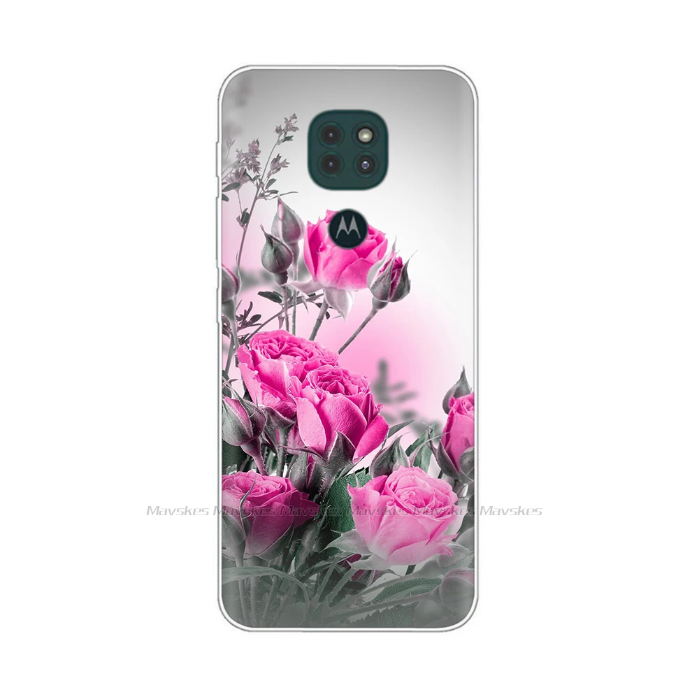 For Moto G9 Play Case Silicone Soft TPU Phone Case for For Motorola Moto G9 Play Cover for G 9 G9Play Cute Animal Bumper Coque