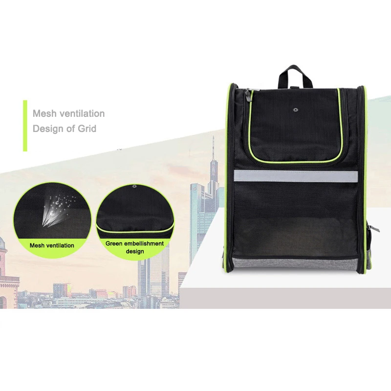 Рюкзак для переноски домашних животных маленьких собак кошек дышащая сетчатая