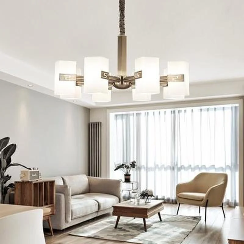 Светодиодная люстра в стиле пост-модерн скандинавский светильник форме стекла