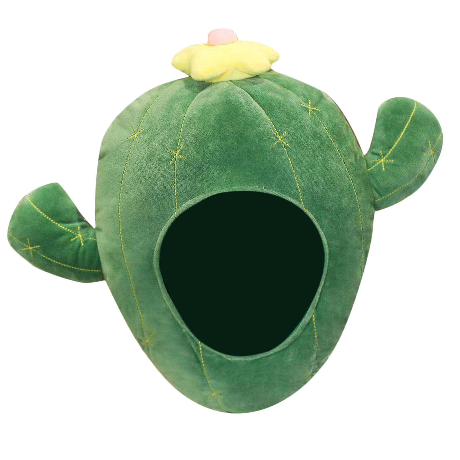 

Plush Party Hat Cute Cactus Headgear Headdress Selfie Cap Novelty Plant Hats