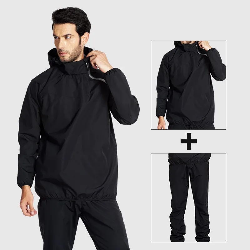 Комплект одежды для спортзала мужская женская спортивная одежда пуловер с