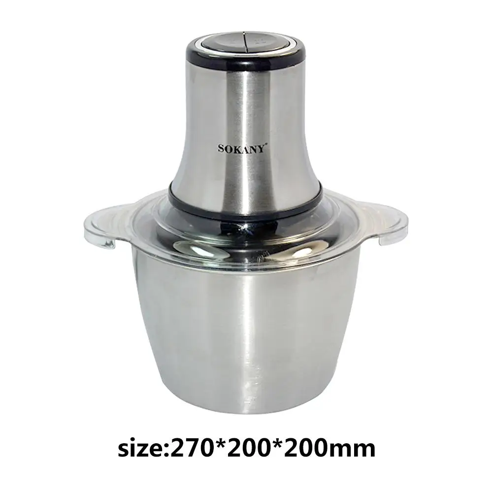 

SOKANY Food Mixers Stainless Steel Fruit Vegetable Onion Cutter Household Kitchen Meat Mincer Food Processor Appliances