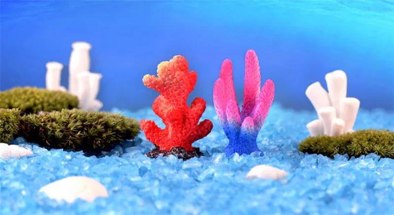 Новый милый полимерный Искусственный аквариум миниатюрное украшение