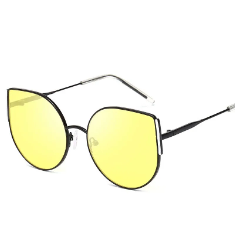 2019 Мода Cat Eye солнцезащитные очки Для женщин пикантные Брендовая Дизайнерская