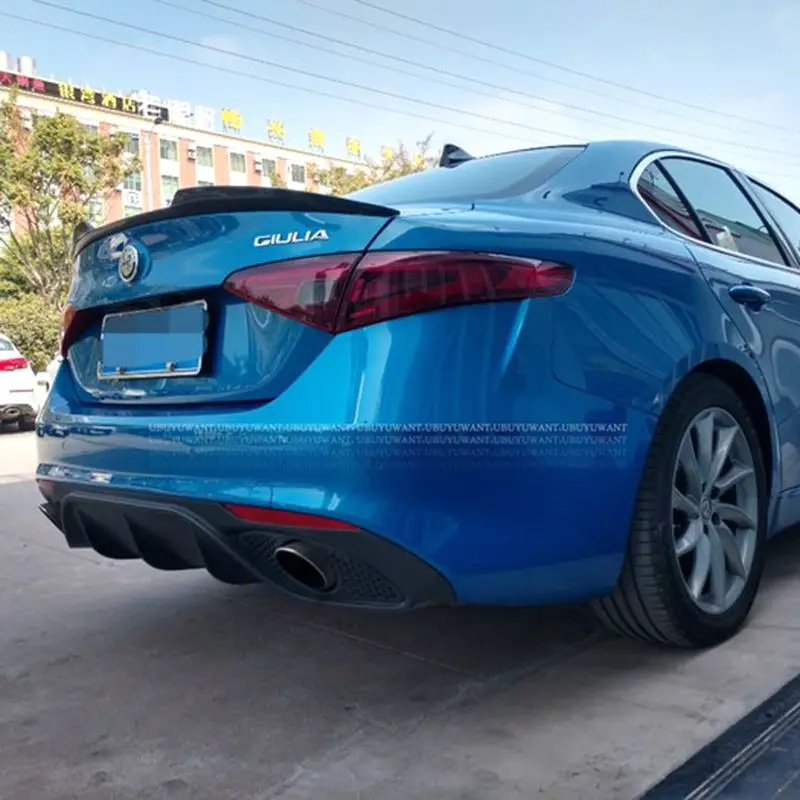 Спойлер UBUYWUANT для Alfa Romeo Giulia задний спойлер багажника из углеродного волокна