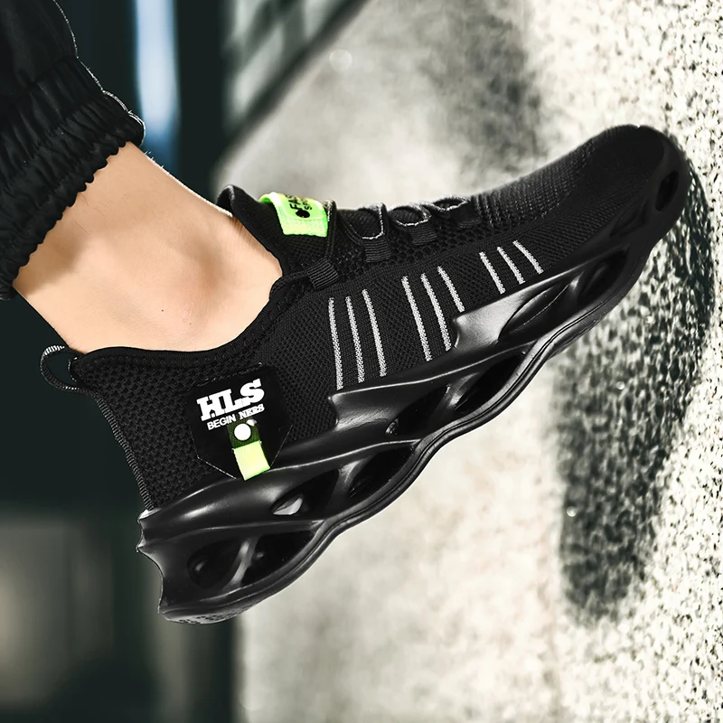 

Breathable Sneakers Running Shoes Men Lightweight Shock Men Shoes Cushioning Fashion Male Sports Trainers Gym Jogging Shoes