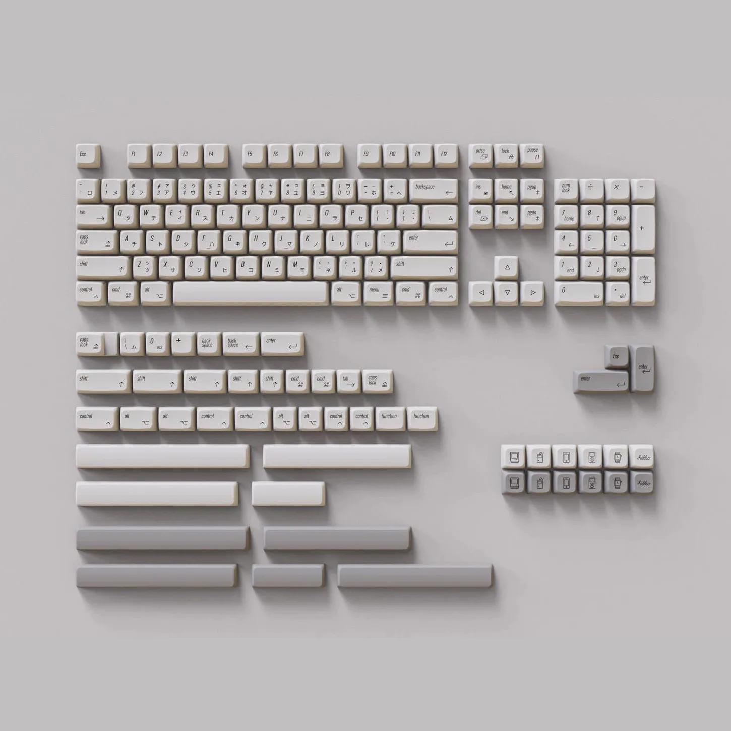 

NP PBT Keycap Dyesub printing for mechanical keyboard