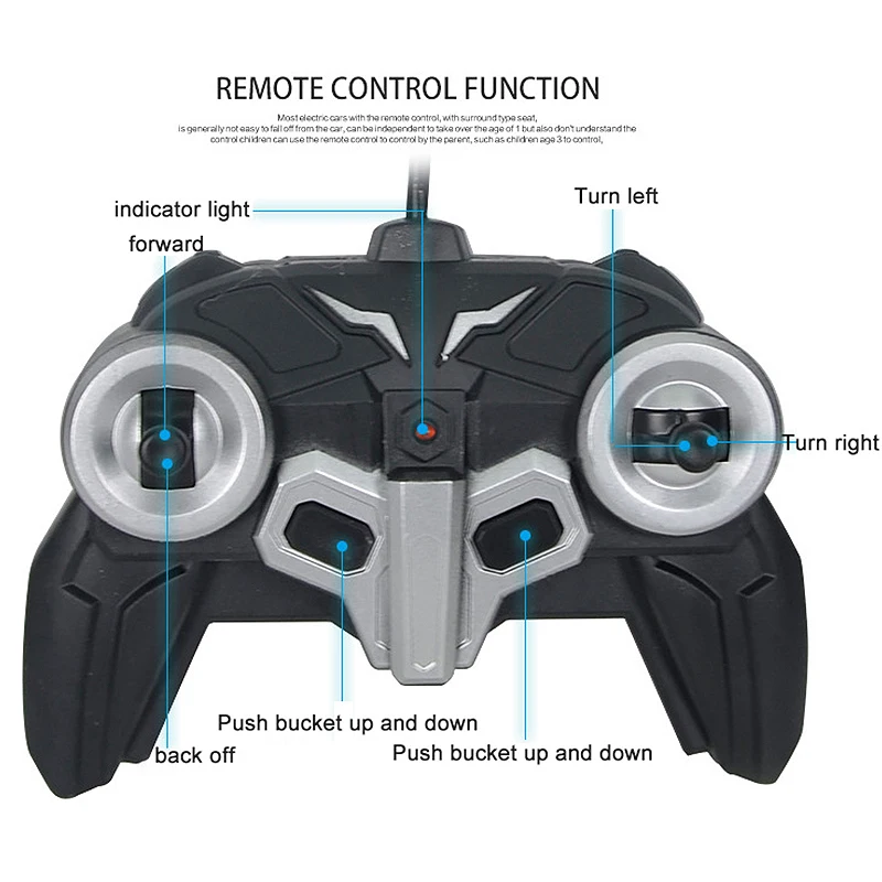 

2021 Bulldozer Remote Control Vehicle Electric Toy 5-Channel Multifunctional Rc Engineering Vehicle Children'S Toy Car HC0232