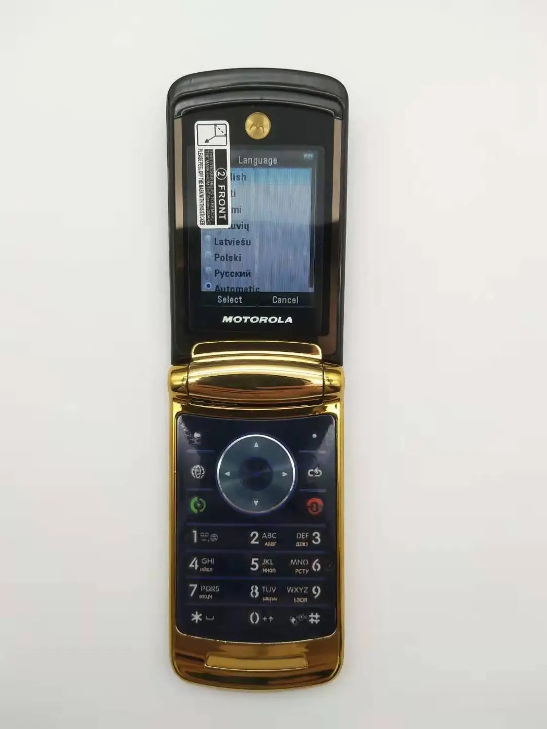 Motorola V8 отремонтированы оригинальный разблокирована мобильный телефон 2MP сотовый