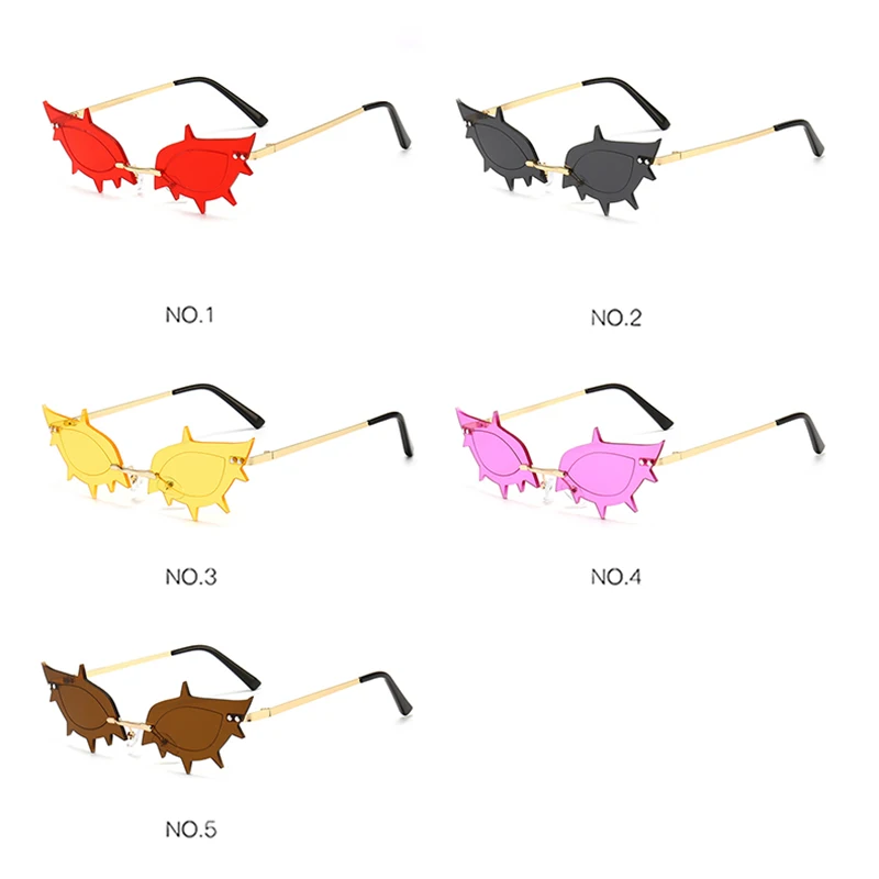 

2021 New Women Men Polygonal Sunglasses Metal Fashion Sun Glasses High Quality UV400 Driving Eyewear