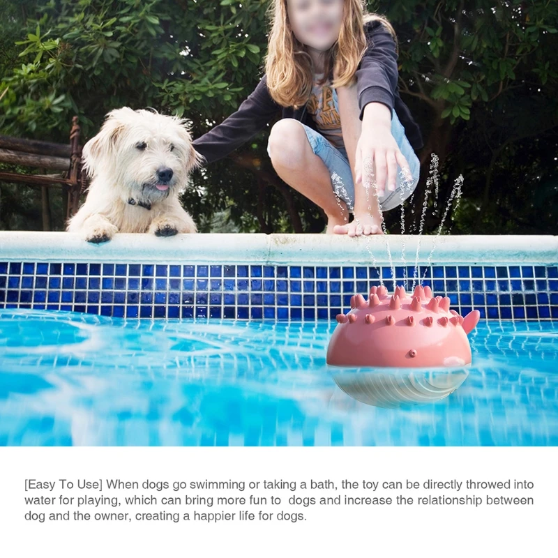 

Pet Grind Teeth Spray Floating Bathtub Durable Dog Toys Swimming Pool Supplies Dog Bathtub Supplies Multi-color ABS TPR materia