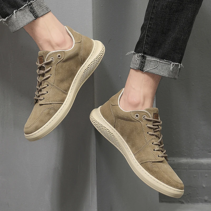 

2021Hot Sale Classic Men Genuine Leather Comefortable Men's Breathable Men's Moccasins Outdoor Men's Driving Wedding Footwear