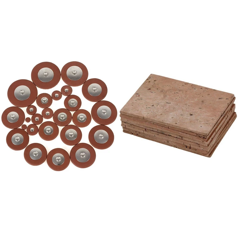 

10 шт. саксофоновые Nedk пробковые сопрано/тенор/альт и 27 шт. прокладок для саксофона из овечьей кожи, прокладки для саксофона сопрано