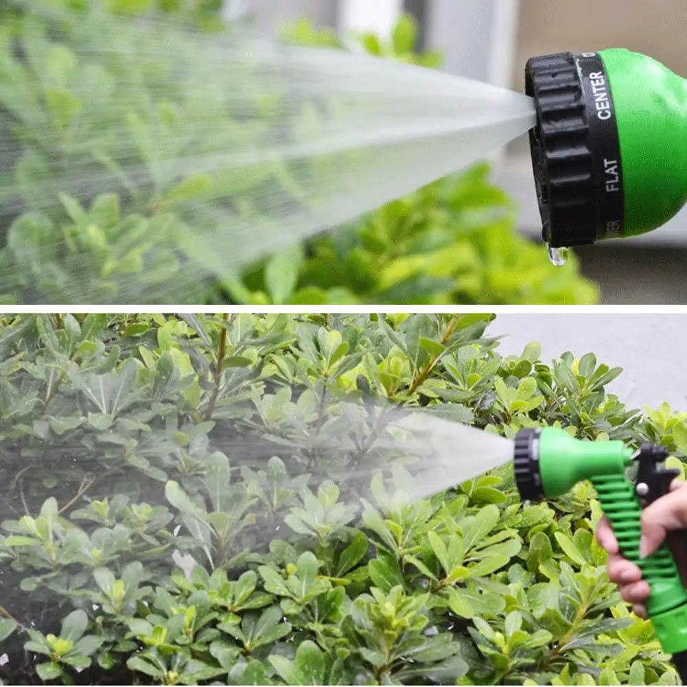 

25-200FT Flexible Car Water Gun Magic Garden Hose Washer Hose Pipe Watering Spray Gun Sprinkler Cleaning Tool