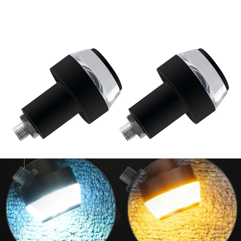 

Motorcycle accessories modified car led turn signal LED turn signal at handle end Motorcycle modified turn signal