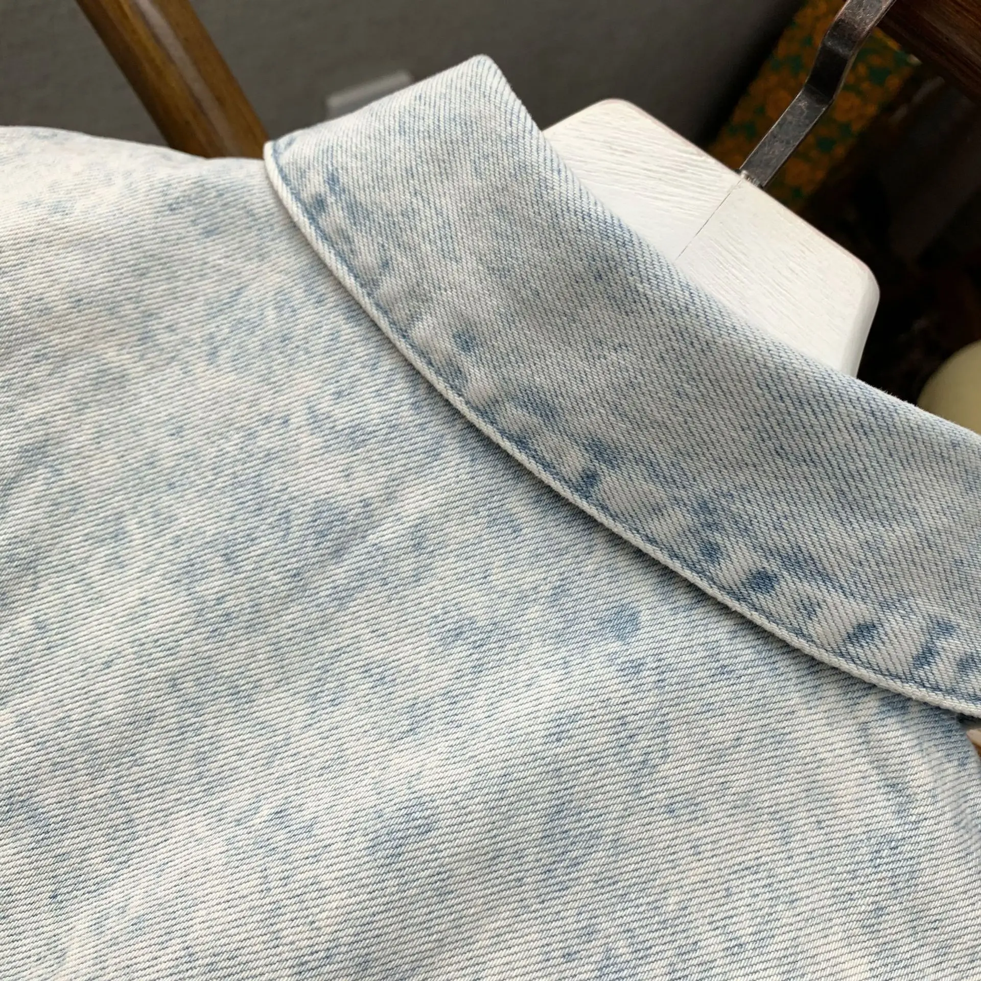 

2020 Autumn Women Denim Coat Long Sleeve Vintage Turn-down Collar Single Breasted New Fashion Jacket