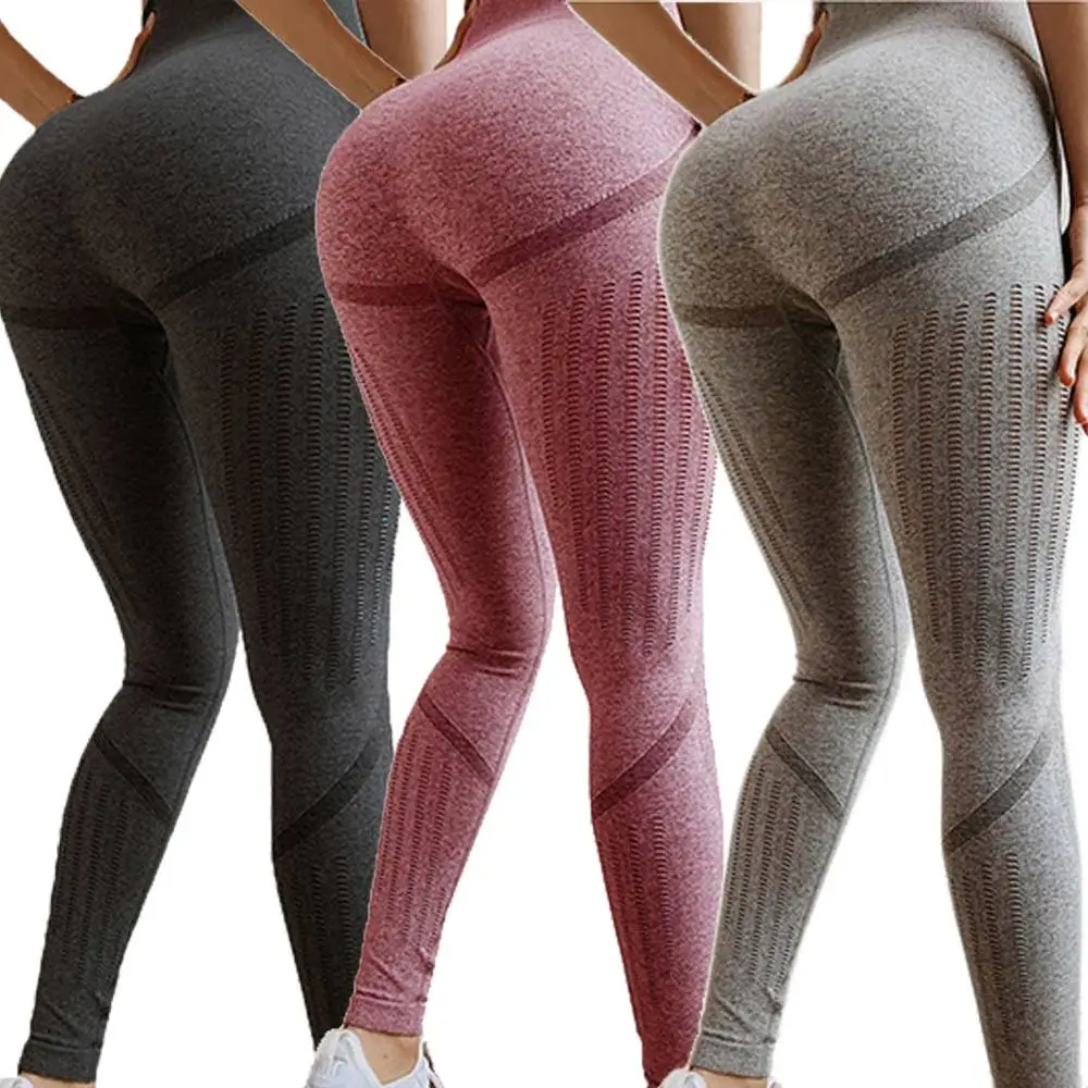 

JGS1996 Seamless Shark Yoga Pants Women High Waist Stitching Hollow Sport Pants Female Running Training Fitness Gym Leggings