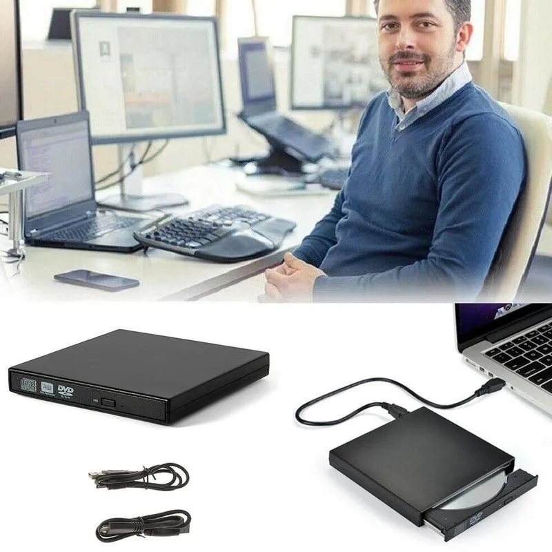 Внешний корпус для дисков USB 2 0 CD-ROM x 17 мм 1 шт. | Компьютеры и офис