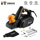 Электрический строгальный станок DEKO dkebe900 82 мм, с быстрым рассеиванием тепла, регулируемый в соответствии с глубиной, с различными аксессуарами