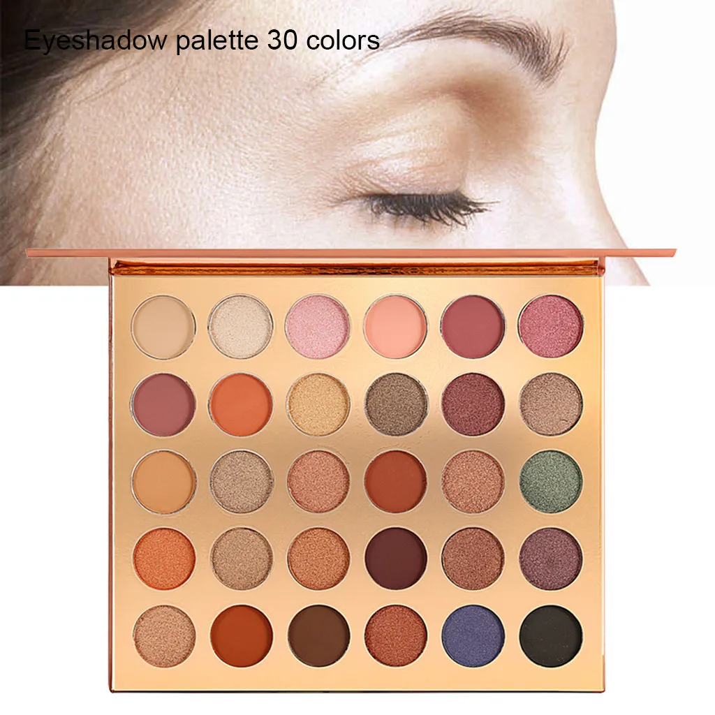 New 30 Color Eyeshadow Eye Shadow makeup Palette Baked Shimmer Matte nude Powder Gleam Natural Long Lasting Waterproof Cosmetics |