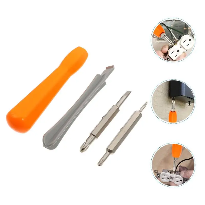 

4pcs/set Ring Screwdriver Prime Sturdy Durable Double-end Tool Tool