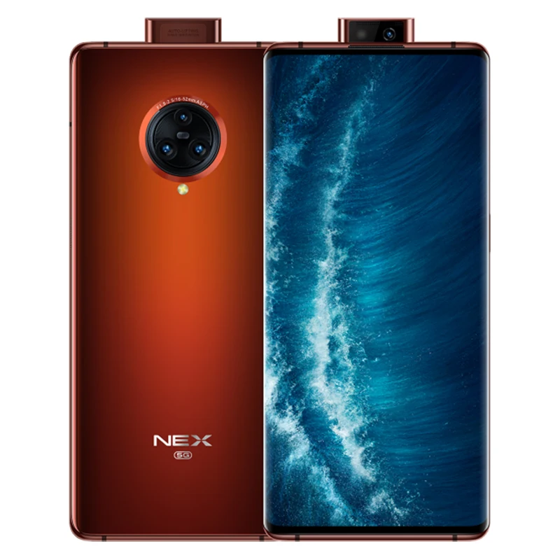 Original vivo Nex 3S Mobile Phone 6.89 inch Unbounded Waterfall Screen 12GB+256GB Snapdragon 865 Camera 64.0MP NFC Smartphone | Мобильные