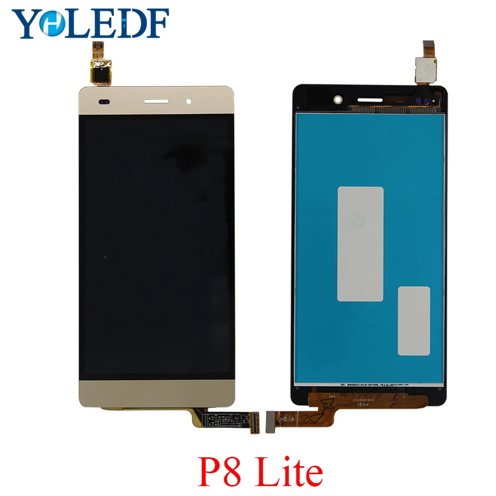 Без битых пикселей ЖК дисплей для HUAWEI P8 Lite 2015 ALE L21 модуль сенсорный экран монитор