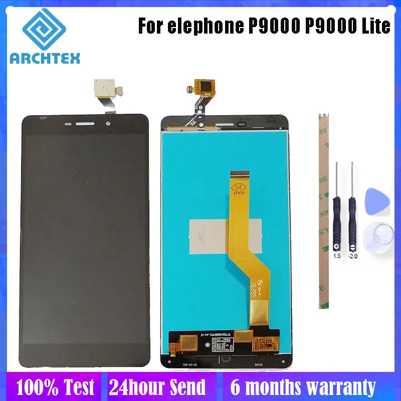 5 дюйма для Elephone P9000 Lite ЖК дисплей + кодирующий преобразователь сенсорного экрана