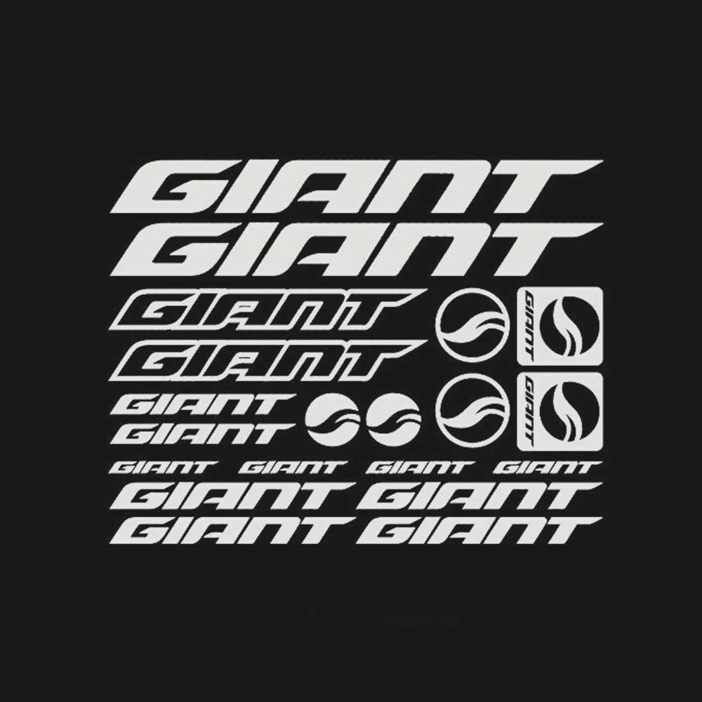 

For KIT GIANT ADESIVI BICI STICKERS BIKE MTB BDC BICICLETTA PRESPAZIATI Vinyl Mountain Bike Bicycle Car Accessories