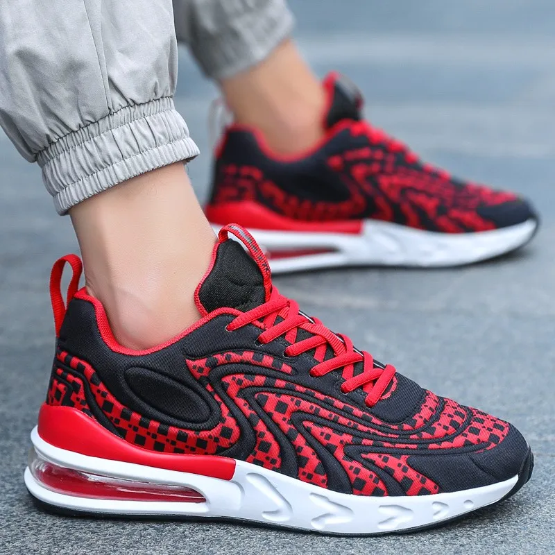 

Men's Fashion Large Size Camouflage Casual Shoes Brand Comfortable And Breathable Men's Outdoor Sports Air Cushion Shoes 36-47