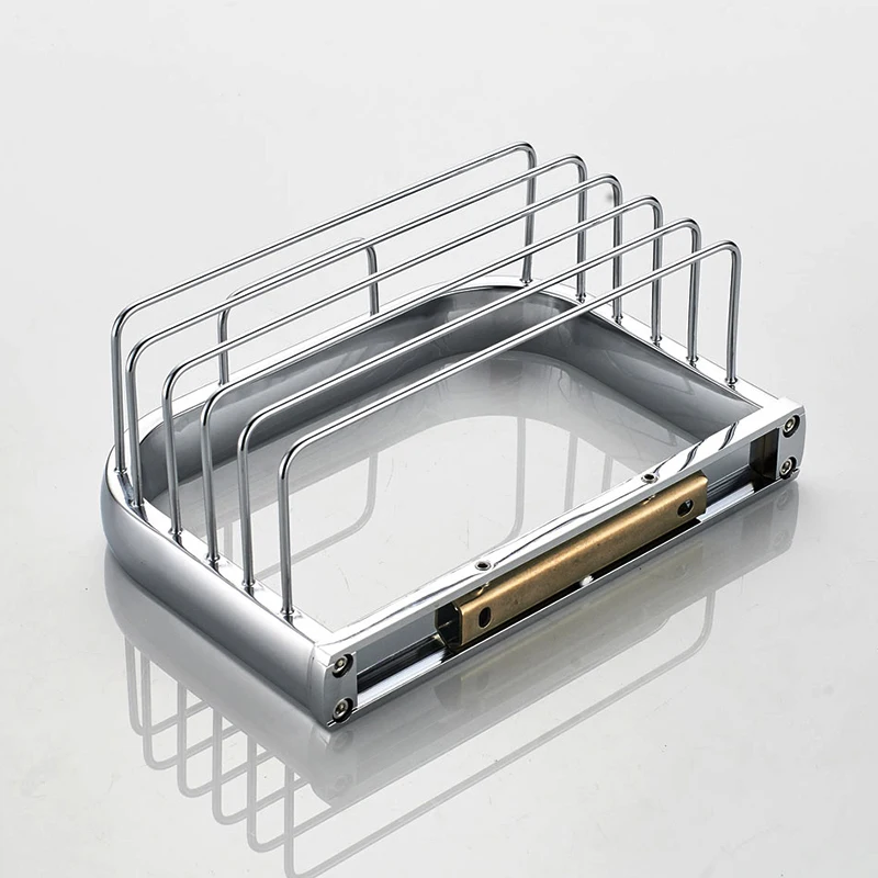 

Chrome Bathroom Towel Rack Bar Kitchen WC Paper Basket Roll Holders Toilet Brush Holder Robe Hook Ceramic Cup Shelf Soap Tray