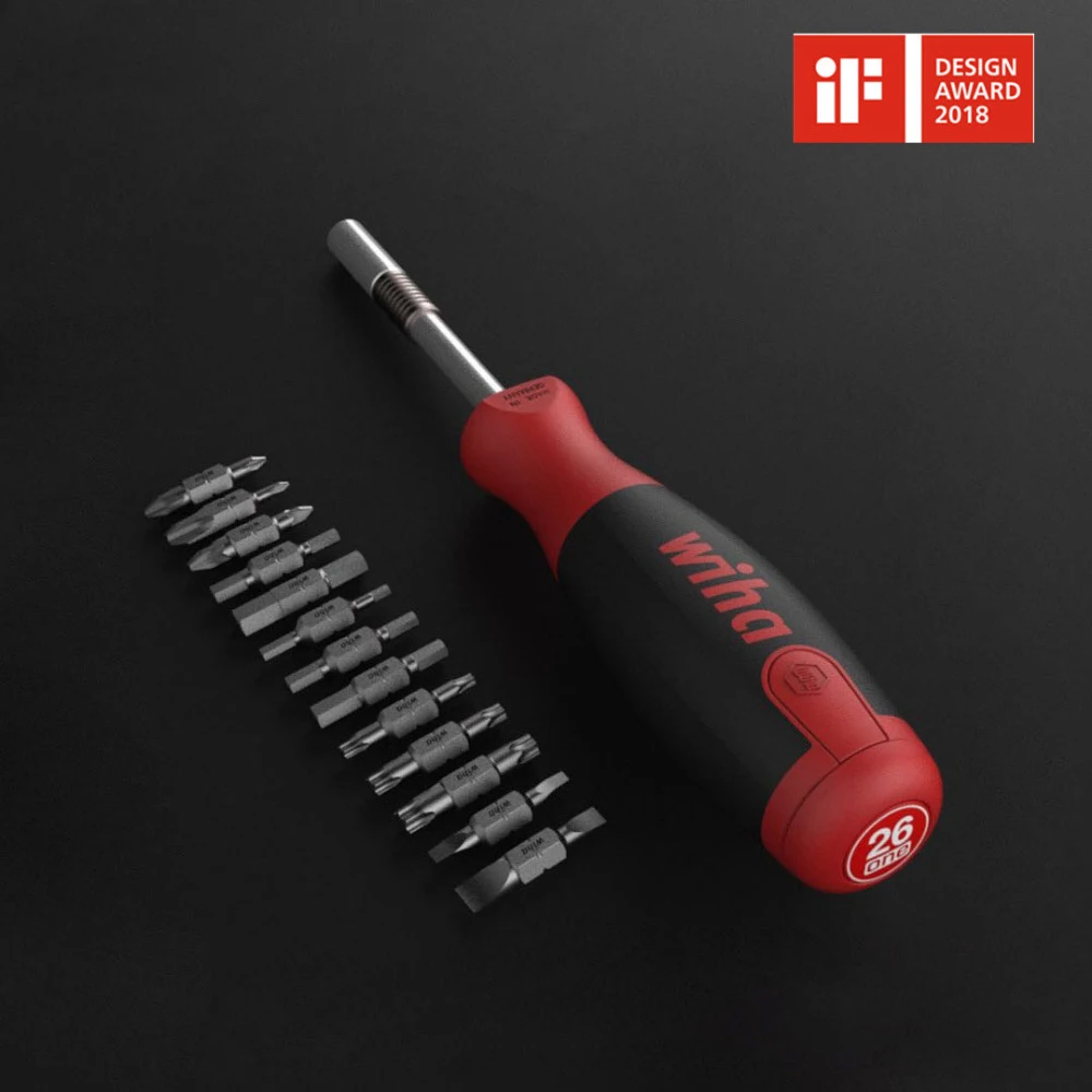 Оригинальный набор отверток Wiha 26 в 1 со скрытым дизайном журнала прецизионные