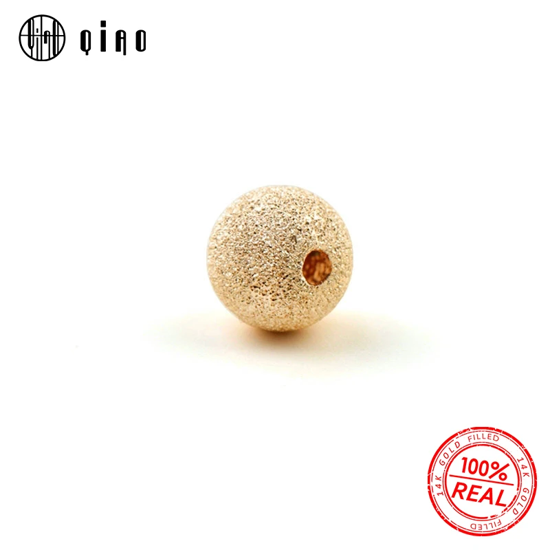 Круглые бусины с золотым наполнителем изысканные незакрепленные разделители