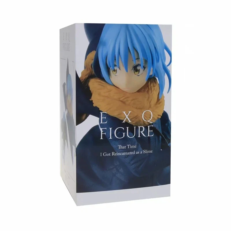 Фигурка аниме Rimuru Tempest 21 см ПВХ красивая девушка с синими волосами база крыло
