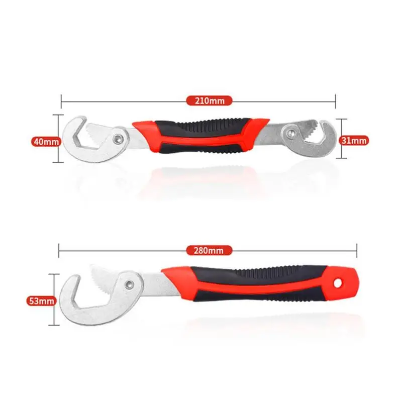 

Universal Wrench Multifunctional Tool Universal Self-locking Adjustable Wrench Set Soft Grip