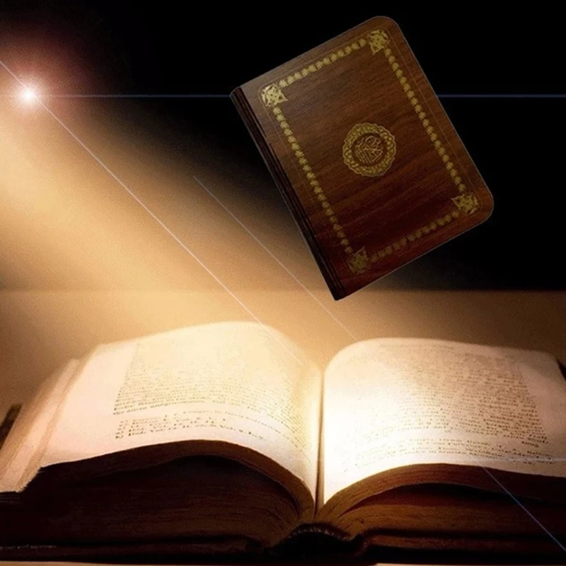 

2021 New Bluetooth Quran Speaker Remote Control Folding LED Book Lamp Azan Colorful Light with Quran Recitation Translation