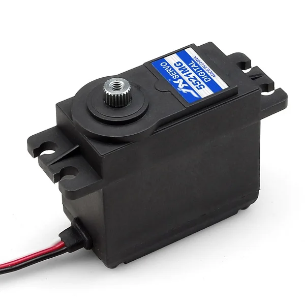 1PC 4 шт. JX PDI 5521 мг 20 кг с высоким крутящим моментом, металлический зубчатый цифровой сервопривод для радиоуправляемой модели самолета вертолета самолета планера лодки автомобиля - Цвет: 1PC