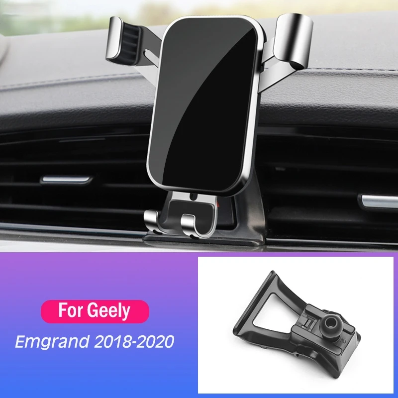 

Car Mobile Phone Holder Air Vent Mounts GPS Stand Gravity Navigation Bracket For Geely Emgrand 2018 2019 2020 Car Accessories