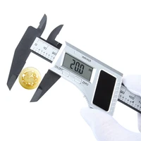 solar digital display vernier caliperdigital calipers electronic digital vernier caliper metal micrometer measuring tool caliper
